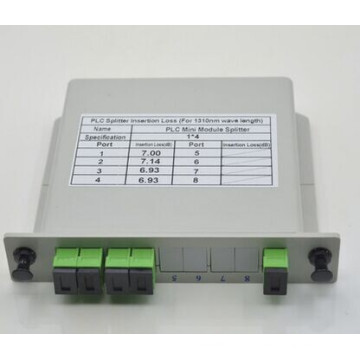 Лучшие и дешевые цены PLC Splitter 1x8 Lgx поле, PLC Splitter Lgx Box 1x8 GPON EPON PON системы